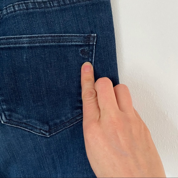 Madewell 10 Inch High Riser Skinny Skinny -Lydia Dark Wash Size 25 - Picture 12 of 13